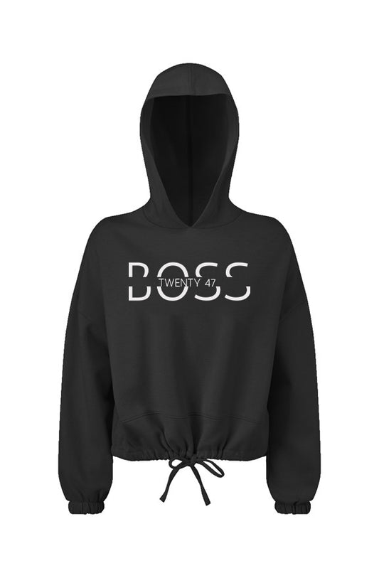 On Duty Crop Hoodie Because being a boss is a 24/7